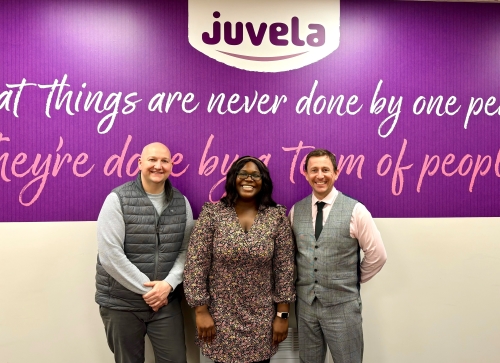 Nathan Hodges, Phoebe Isimoya and Simon Dawson from Juvela